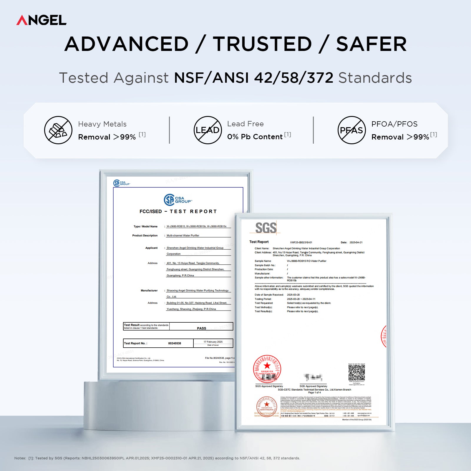 ANGEL X1 Reverse Osmosis Water Filter, 7-Stage Under Sink Water Purifier, 3-Year Long-Lasting RO Water Filtration System, 2:1 Pure to Drain, Reduces PFAS/PFOS, Compact & Easy to Install, Lead-Free