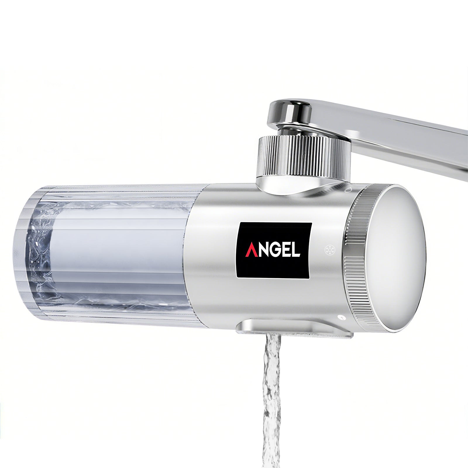 ANGEL UF60 Bathroom Sink Filter, 0.01μm Ultra Filtration for Skin Care & Hair Care, Water Filter for Sink Faucet, Reduces 99% Chlorine & Odors, Long-Lasting 350-Gallon Capacity, Softer Water